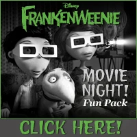 Download Frankenweenie Movie Night Fun Pack
